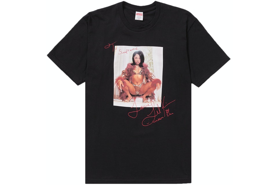 Supreme Lil Kim Tee Black