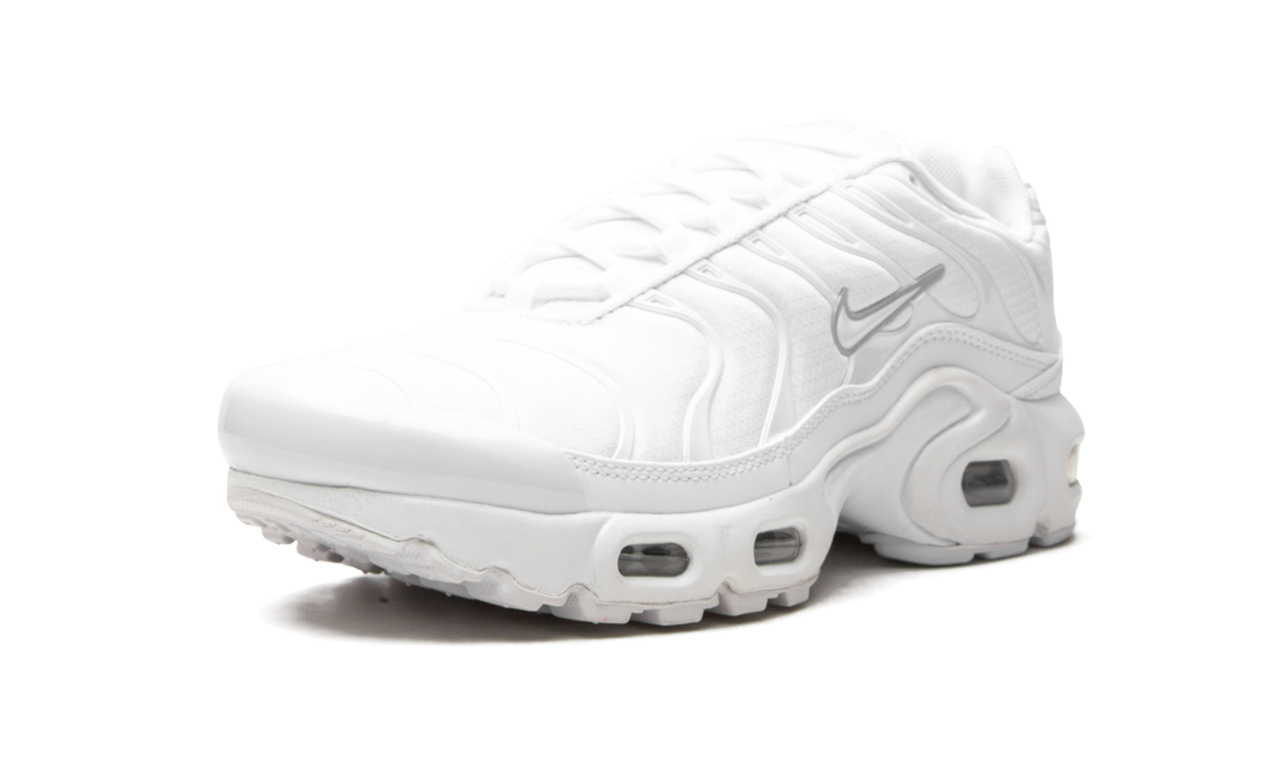 Air Max Plus "White Metallic Silver" GS