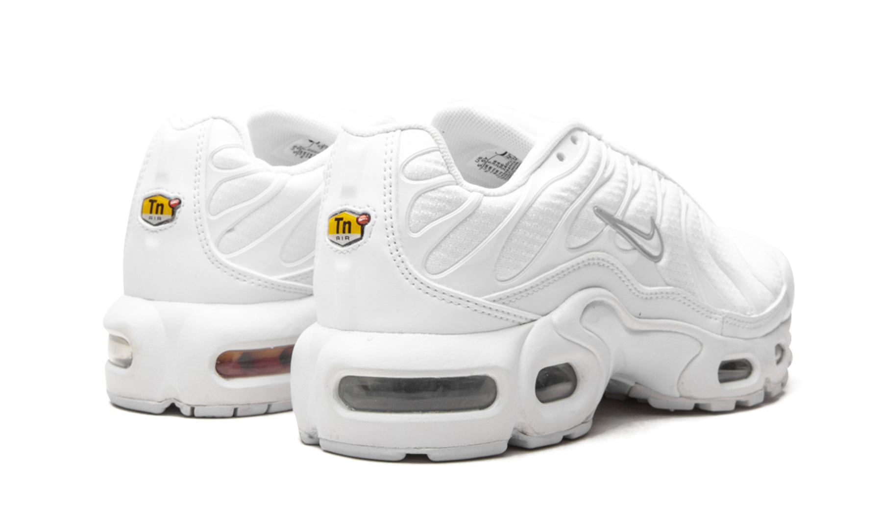 Air Max Plus "White Metallic Silver" GS