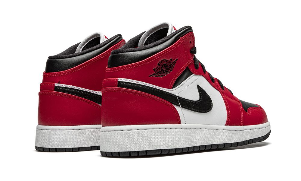 Air Jordan 1 Mid "Chicago Black Toe" GS